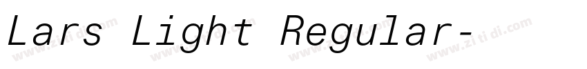 Lars Light Regular字体转换 Lars Light Regular字体转换